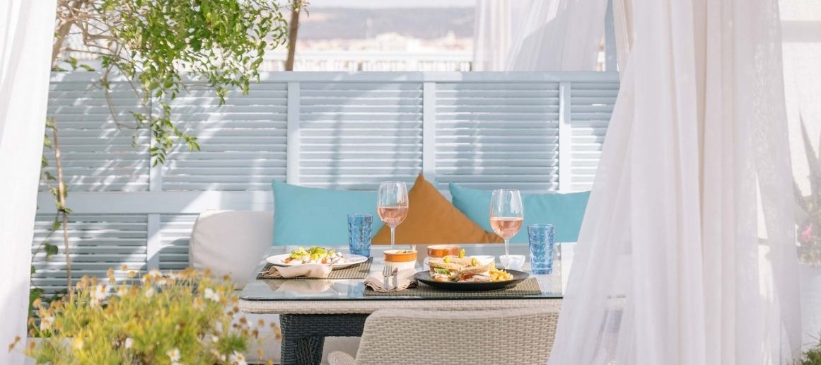 A Breezy Lunch with a View